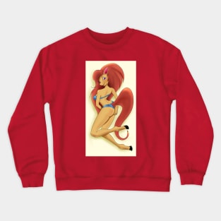 Cute pony girl. Crewneck Sweatshirt